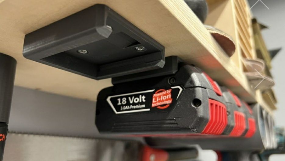 Bateria Bosch 18v - suporte