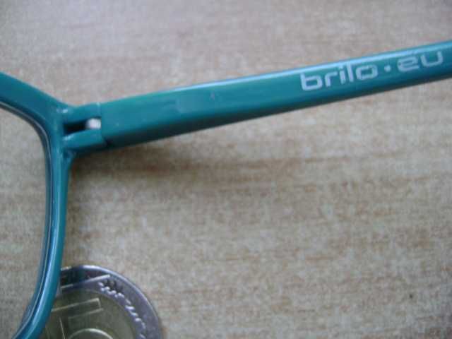 Starocie z PRL Okulary damskie korekcyjne +2,5 dioptrii rozstaw 13,5cm