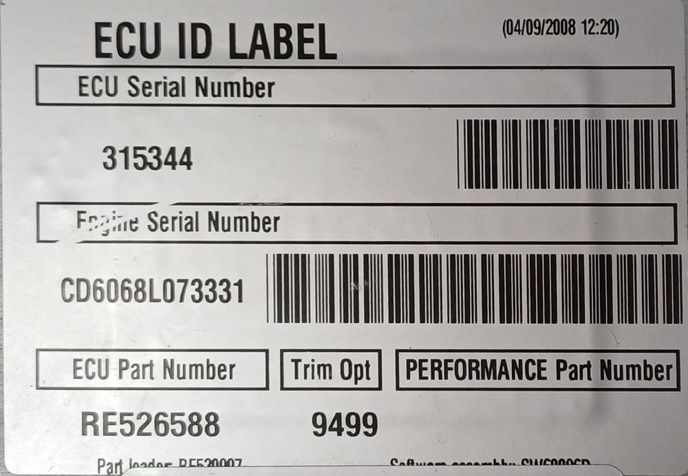Sterownik moduł silnika ECU John Deere Strautmann