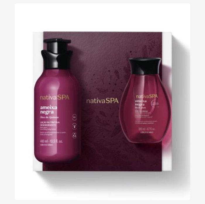 Coffret de Nativa Spa Ameixa Negra