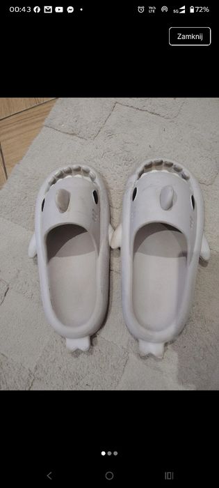 Kapcie rekinki unisex