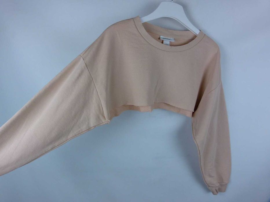Monki bluza crop oversize / L