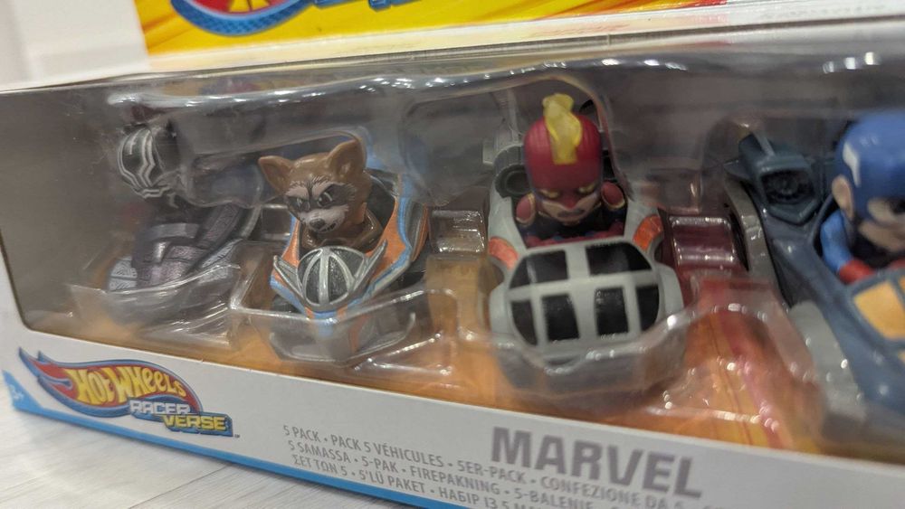 Ігровий набір машинок Hot Wheels Racer Verse Marvel (5 штук)
