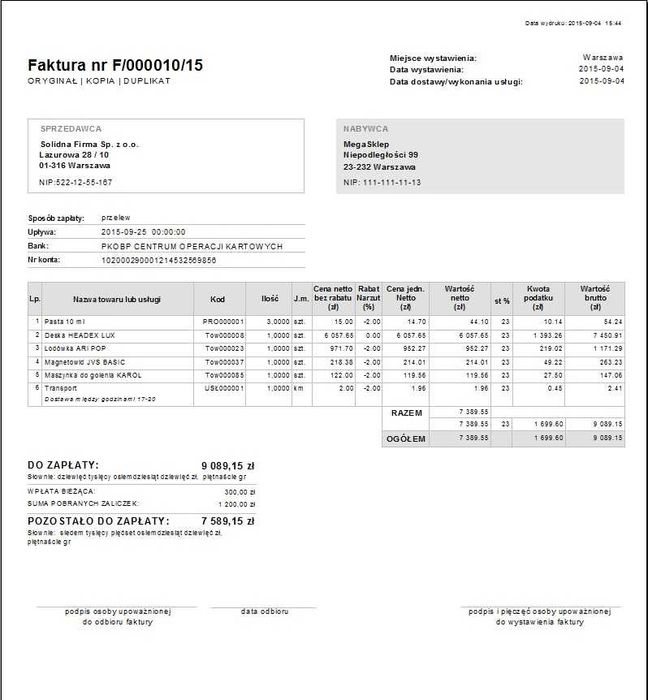 Program do obsługi magazynów i sprzedaży WAPRO Mag START 365