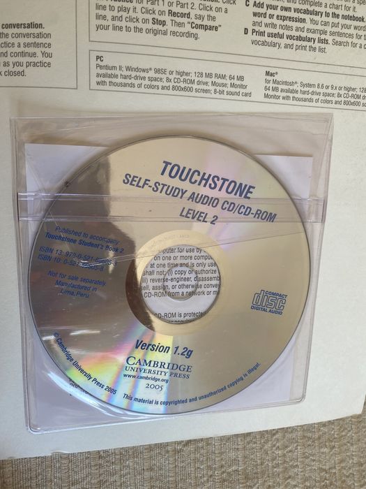 Livro Cambridge: Touchstone 2 Student’s book