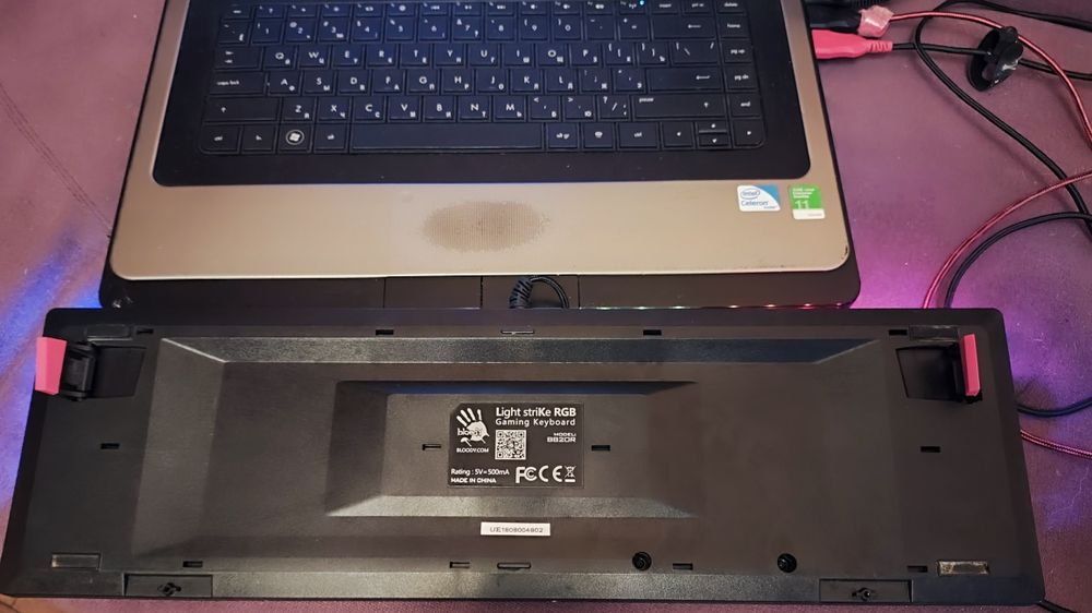 Геймерська клавіатура Bloody B820R USB Black