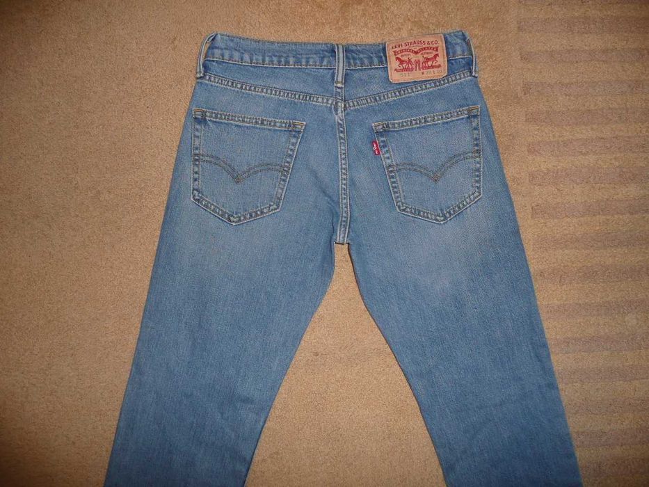 Spodnie dżinsy LEVIS 511 W28/L30=37/96cm jeansy