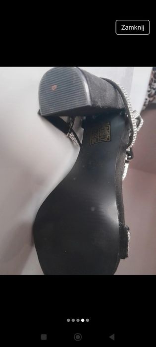 Nowe sandały r. 36 dezze lila