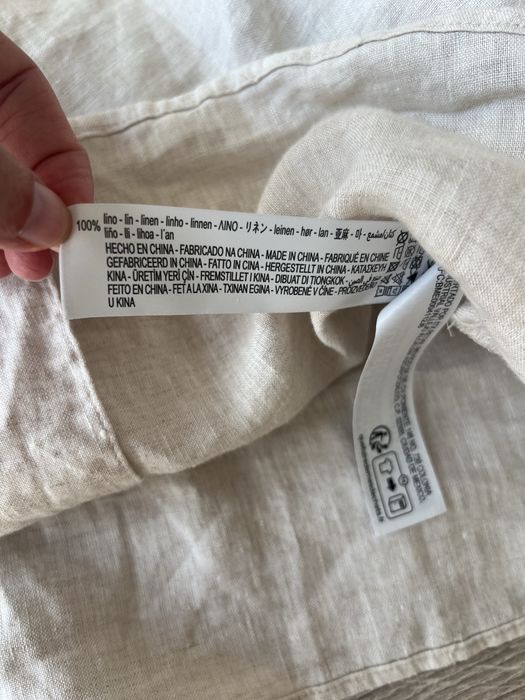 Massimo dutti oysho льон 100% блуза сорочка