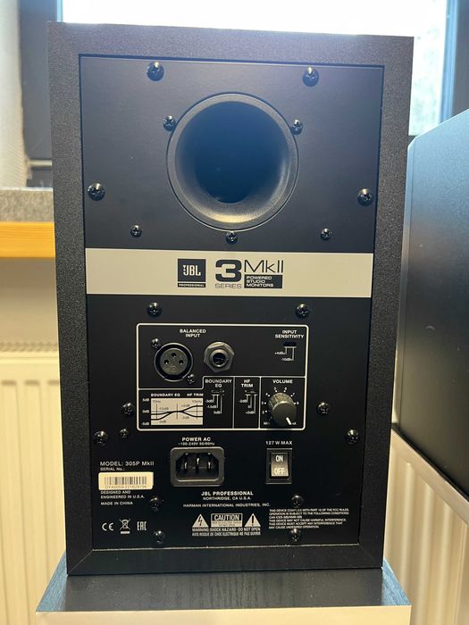 Monitory studyjne JBL 305P MKII / Prawie nowe / Gwarancja / Statywy