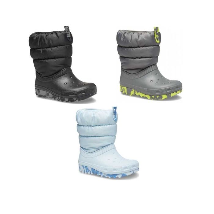 Детские сапоги Crocs Classic Neo Puff Boot C11-J5, 100% оригинал