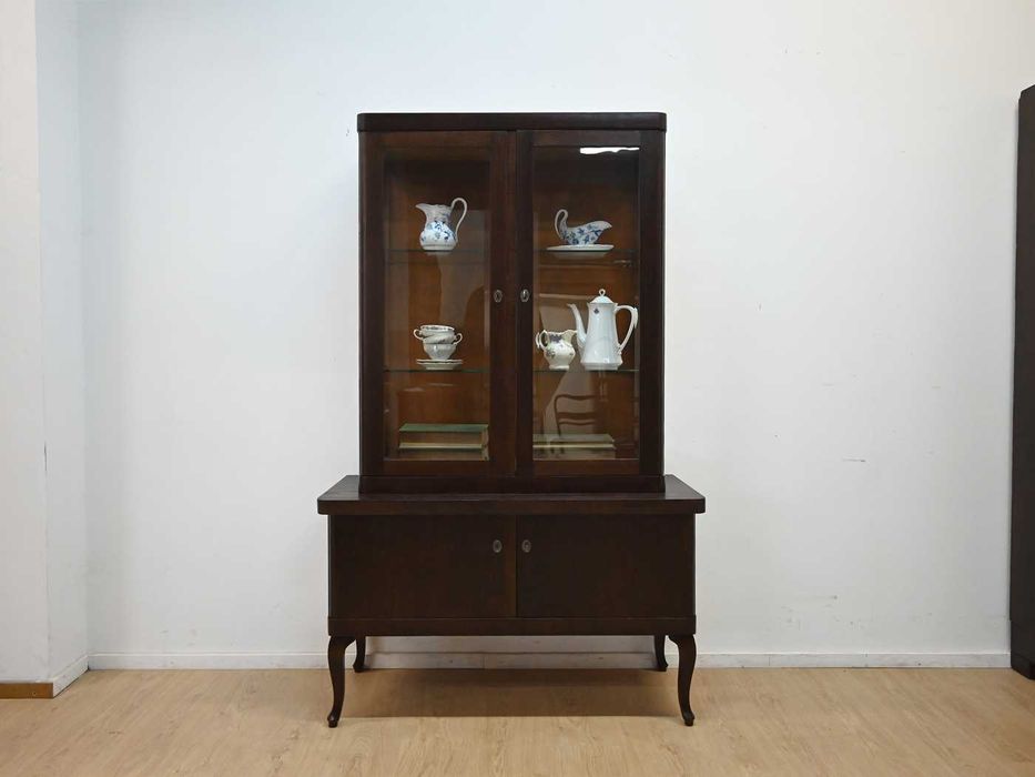 śliczna zgrabna serwantka dębowa 112402