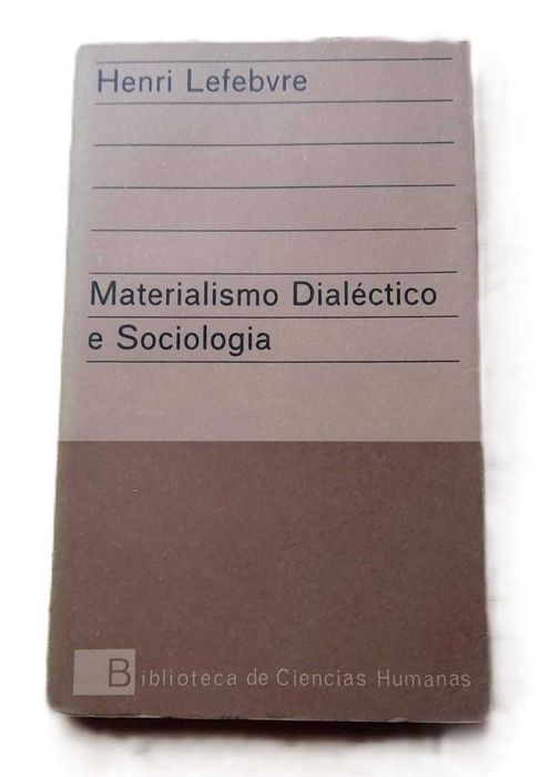 Materialismo Dialéctico e Sociologia, de Henri Lefebvre