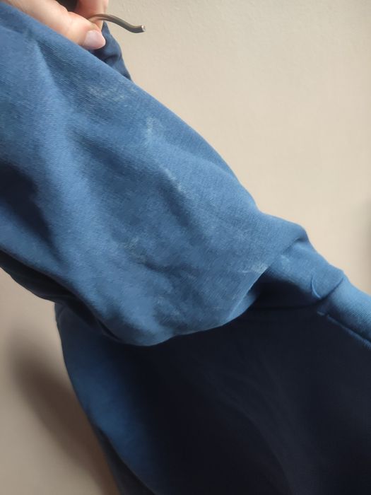 Bluza męska grube lolo niebieska granatowa M 38