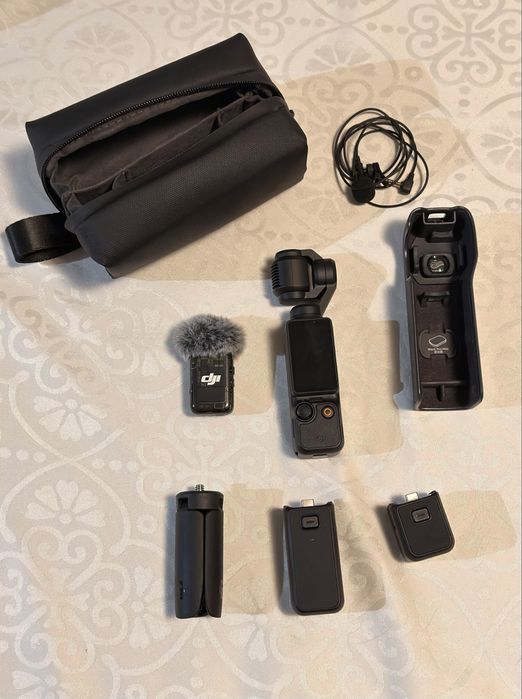 Dji osmo pocket 3 creator combo + microfone lapela