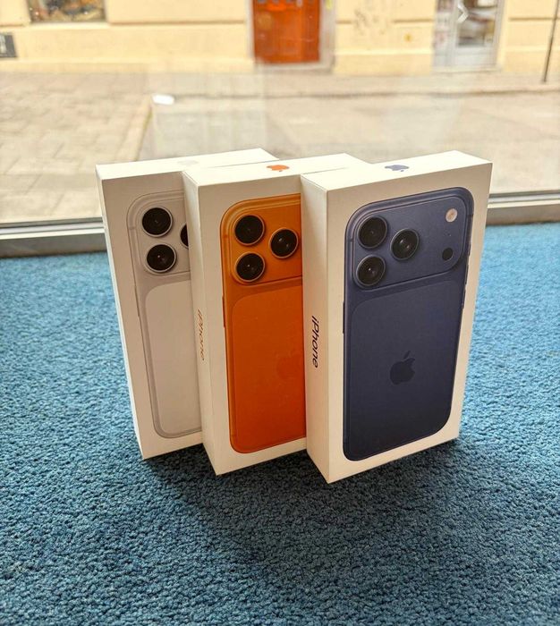 Iphone 17 pro 512GB 3-Kolory Silver/Orange/ Blue Kraków ul. Krakowska 4 Sklep GSM