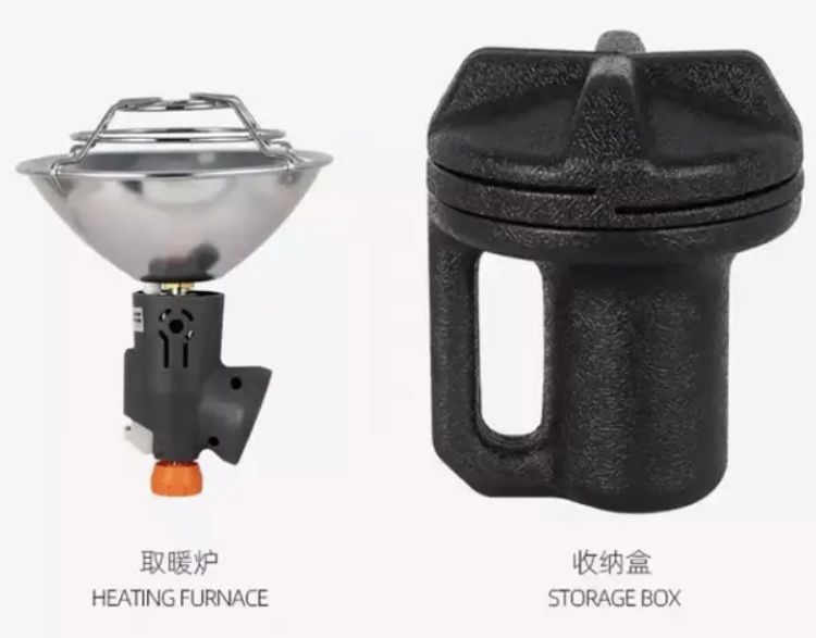 Портативный мини-обогреватель TQ-7109 с ветрозащитой