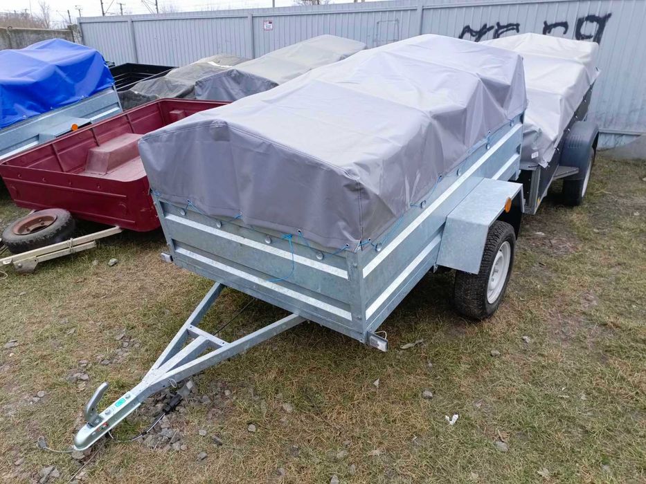 Оцинкований легковий причіп 2.00 х 1.30м борт 40 см новий
