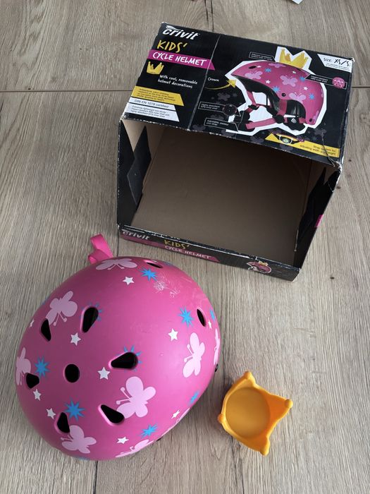 Kask dziecięcy z koroną Crivit