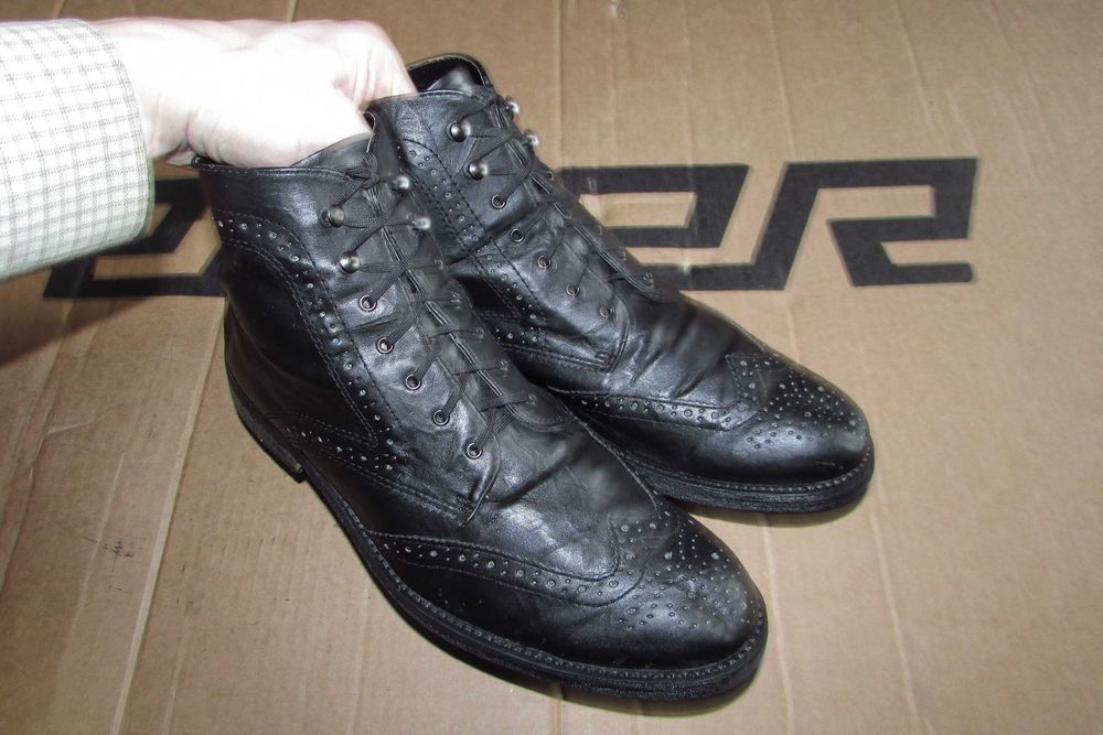 Мужские кожаные демисезонные ботинки  / осень / демісезонні черевики