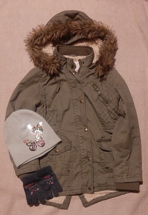 Kurtka parka lekka Nutmeg roz. 140-146