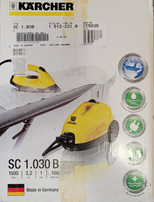 Пароочиститель и утюг Karcher SC 1.030B на ЗАПЧАСТИ