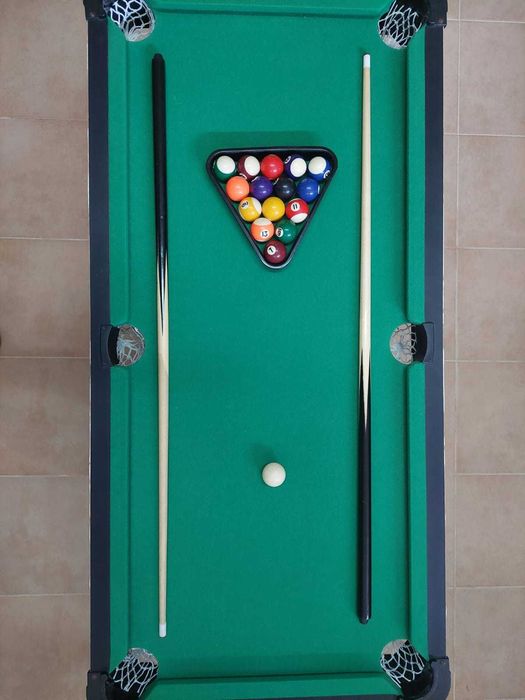 Mesa Multi Jogos 14 em 1 (matraquilhos, snooker, etc) tamanho infantil