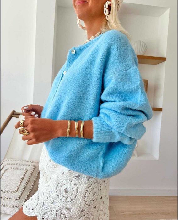 Sweter baby alpaka,oversize