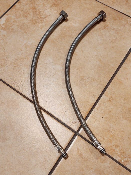 Węże przyłączeniowe do baterii 40 cm - 2 szt.