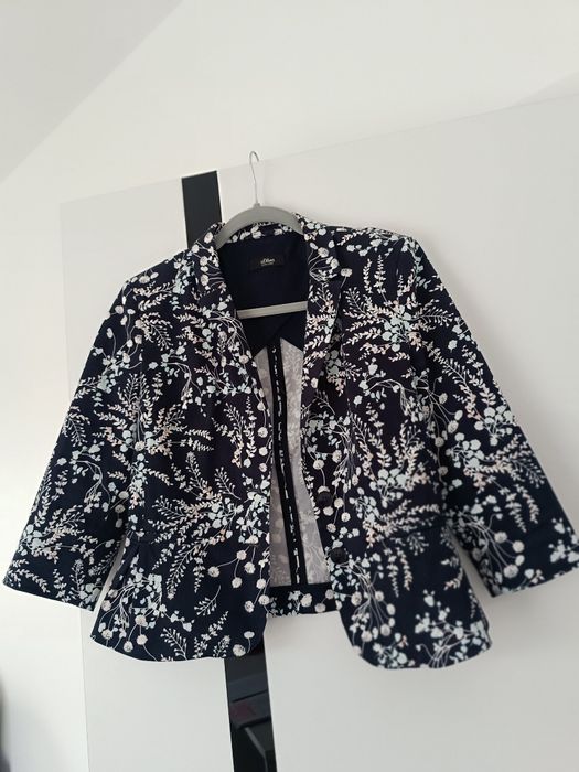 Żakiet damski granatowy