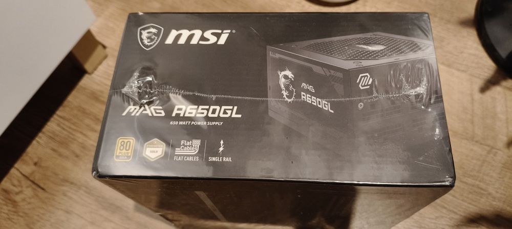 Nowy zasilacz MSI MAG A650GL 80 PLUS GOLD