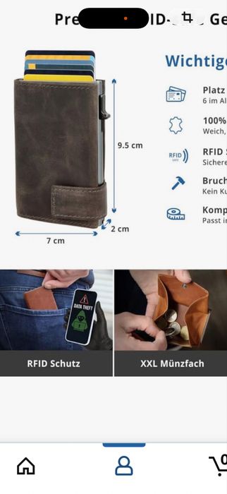 Carteira  Homem  SecWal / Rfid  7 C / Em  Pele a Estrear!