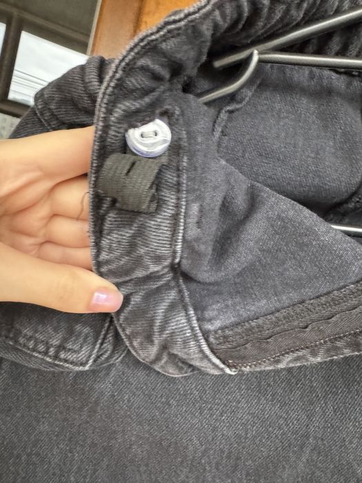 Спідниця джинсова сірого кольору міні спідниця