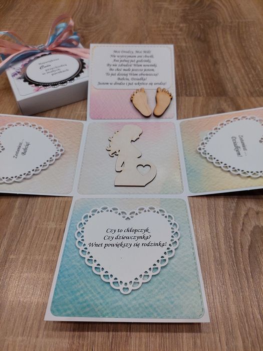 zostaniecie dziadkami babcia dziadek exploding box pudeleczko