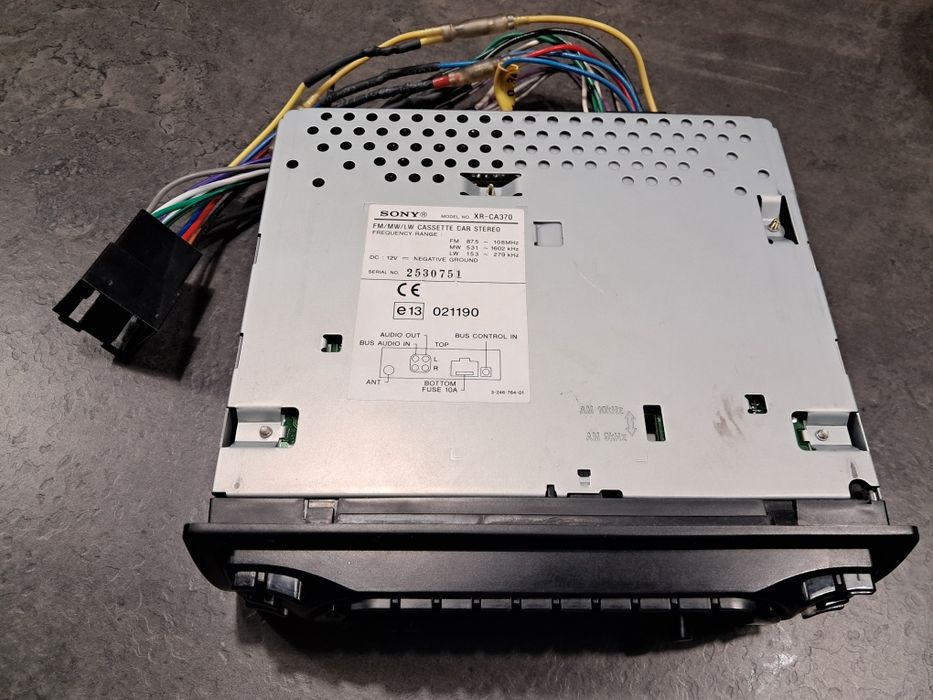 Radio Sony XR-CA370 Kaseta