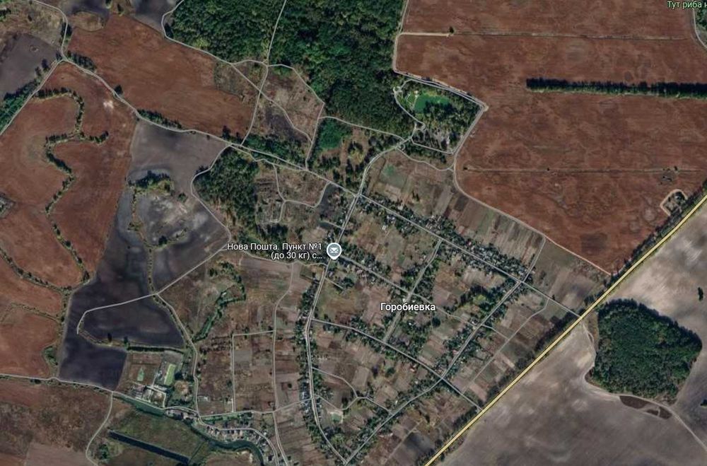 Бориспольский р-н, с.Горобиевка участок 6.60га с выходом в Лес