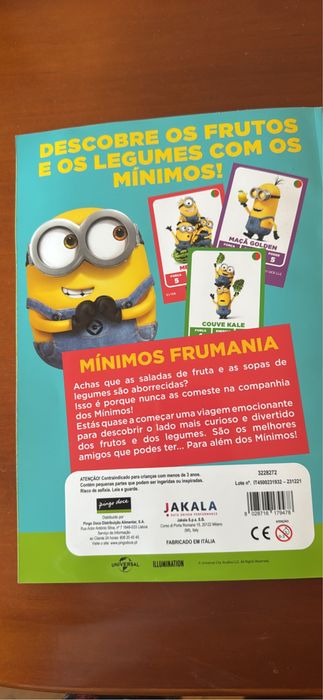 Coleção de cartas mínimos frumania Pingo Doce Coleção completa