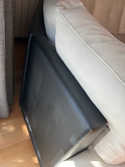 Sofá de canto branco