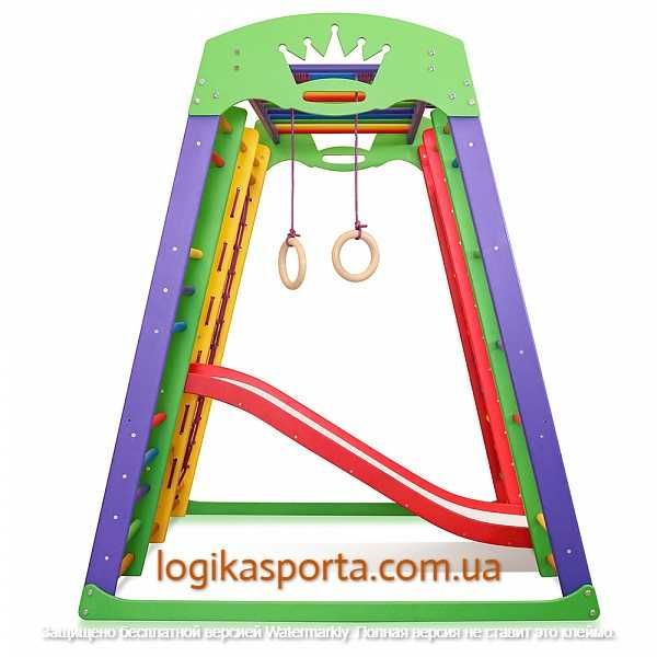 Спортивный детский комплекс, качели, горка, игровой уголок, площадка