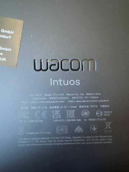 Графічний планшет Wacom Intuos M (CTL-6100) — стан нового, повний комплект