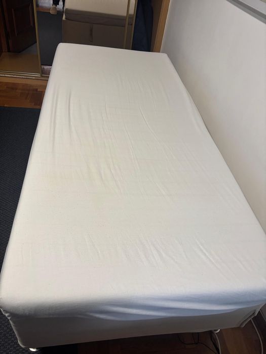 Cama de Solteiro IKEA 90x200 sommier com alcapão