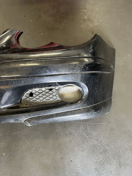 Zderzak przód przedni czarny mercedes w203 coupe kod lakieru 040