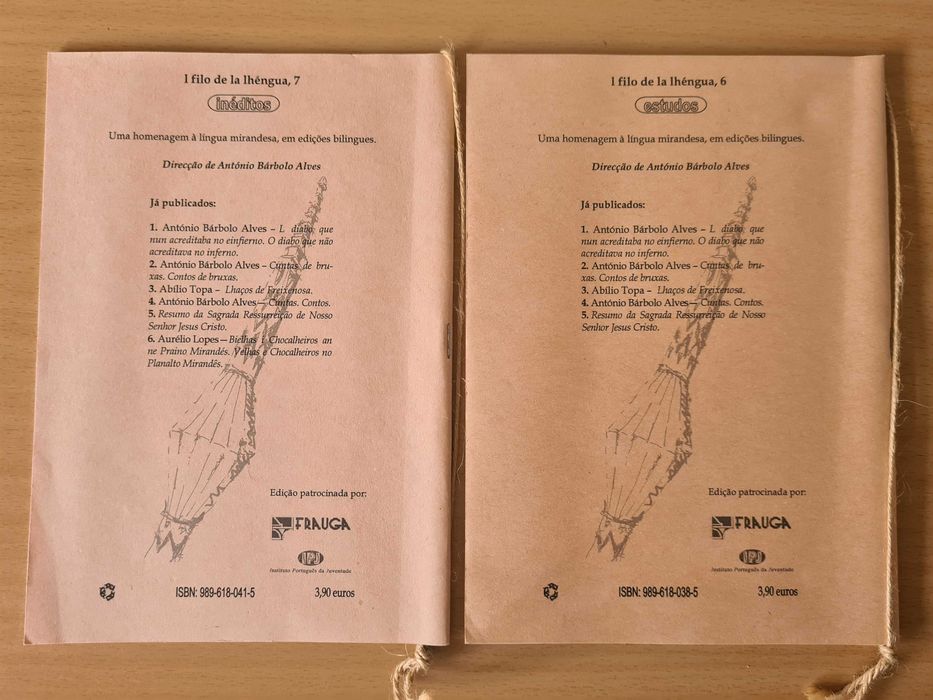 2 livros da coleção "I Filo de la Llengua"