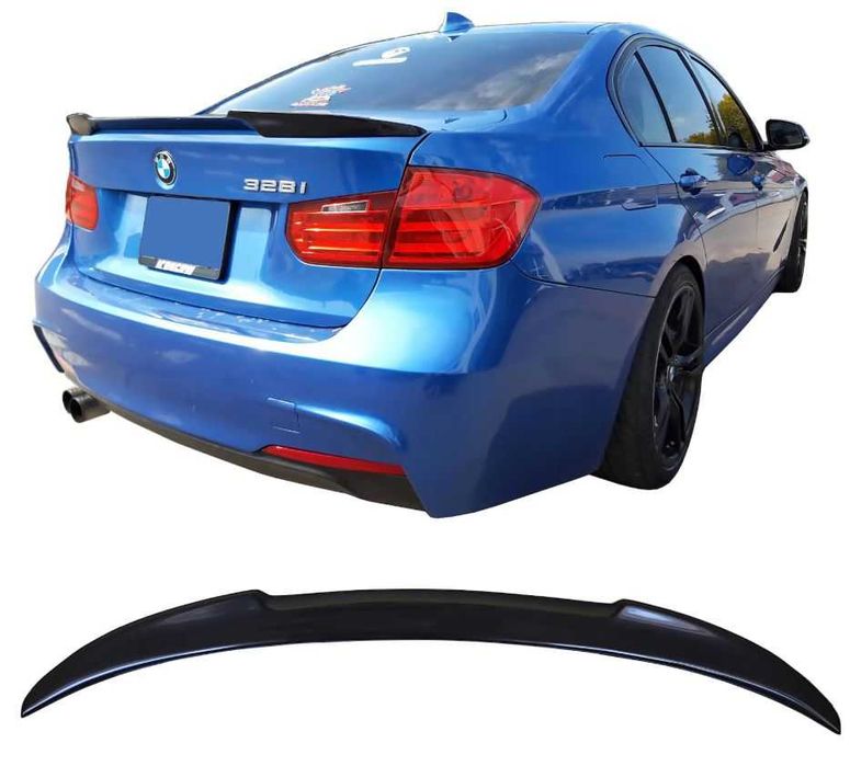 Spoiler aileron lip mala M4 Style preto brilhante vários modelos BMW