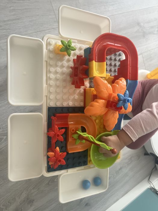 Стіл та крісло стілець конструктор 70 деталей для найменшеньких