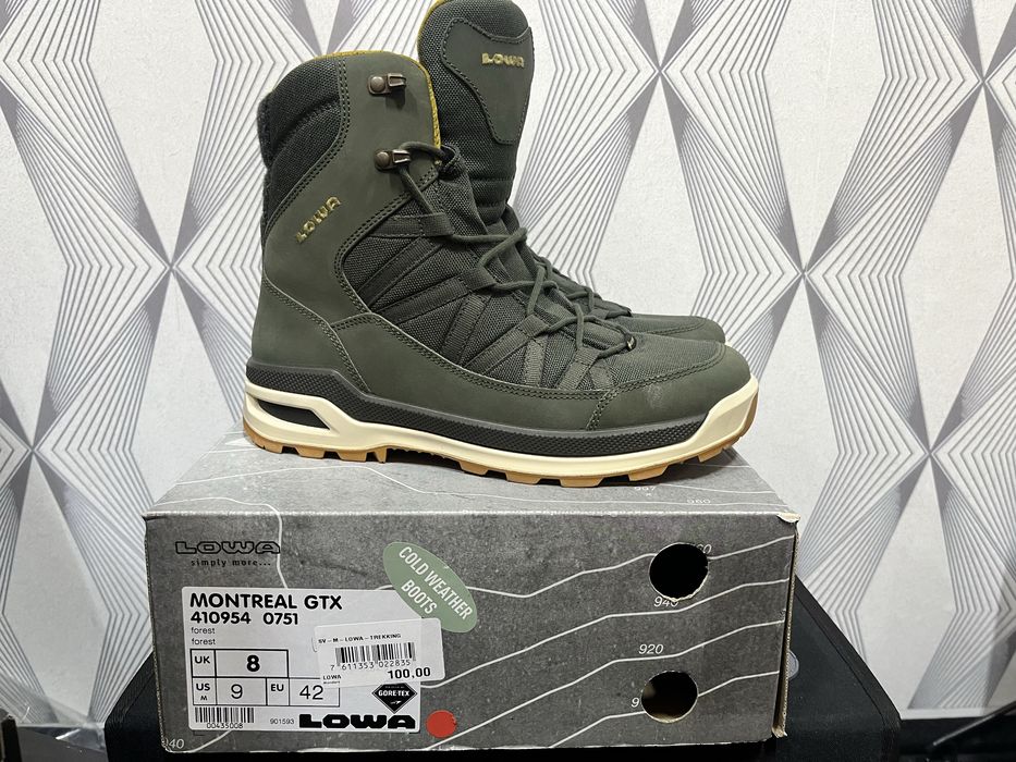 Buty trekkingowe górskie zimowe Goretex Lowa montreal gtx 42