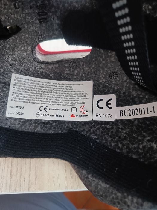 Kask rowerowy dziecięcy regulowany METEOR