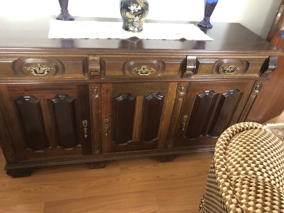 Móvel de sala antigo + aparador (conjunto)