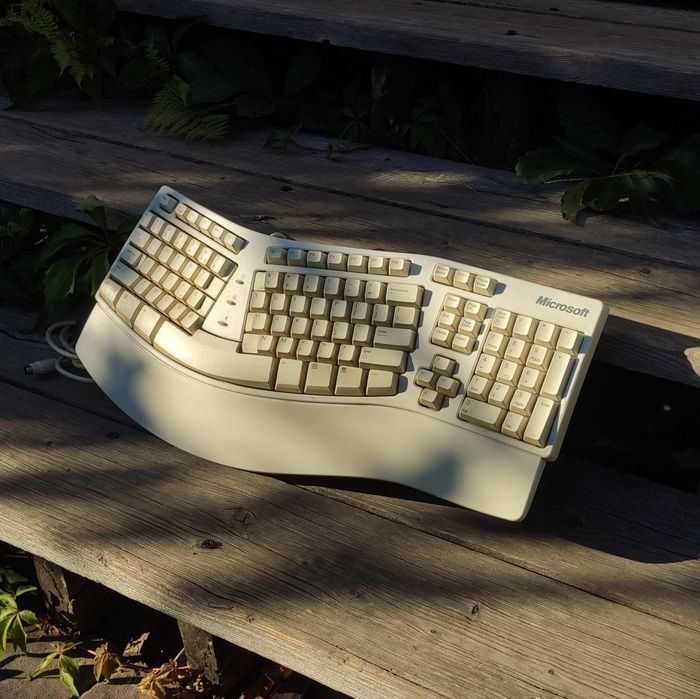 Klawiatura Microsoft Natural Keyboard Elite retro, vintage, gaming, pc, windows, apple, xp