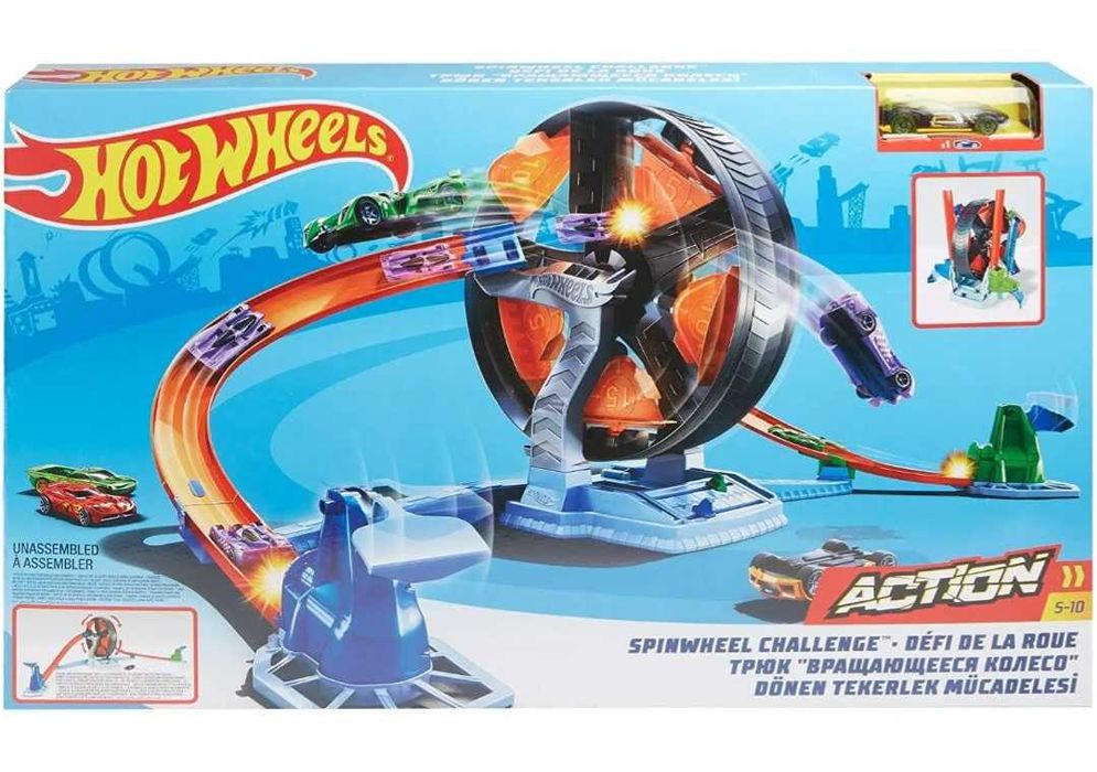 Hot wheels spin wheel challenge Zakręcona opona